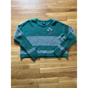 Harry Potter Slytherin Crop Top Sweater Hot Topic